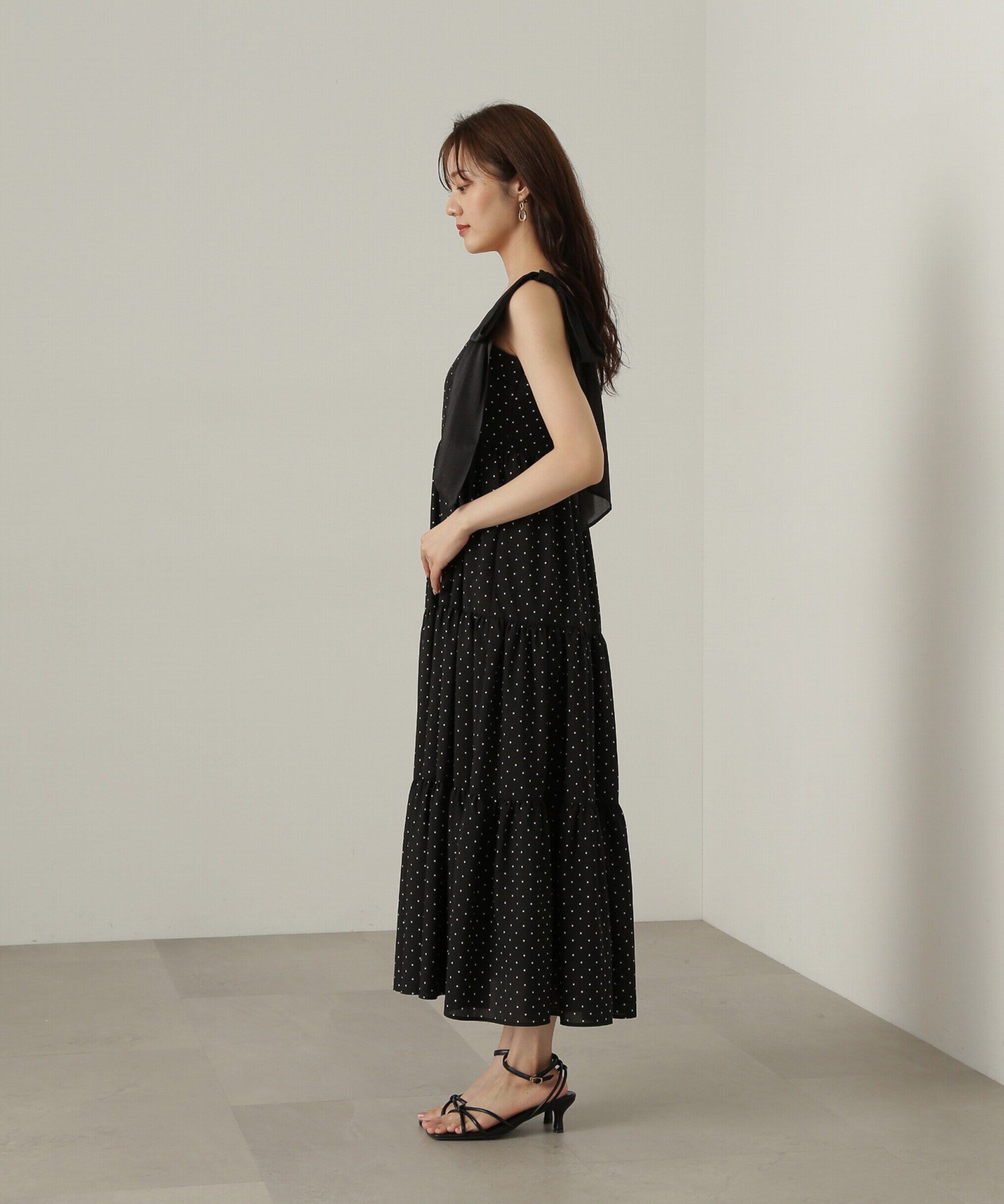 PROPORTION BODY DRESSING「ショルダーリボンティアードワンピース」|ワンピース|