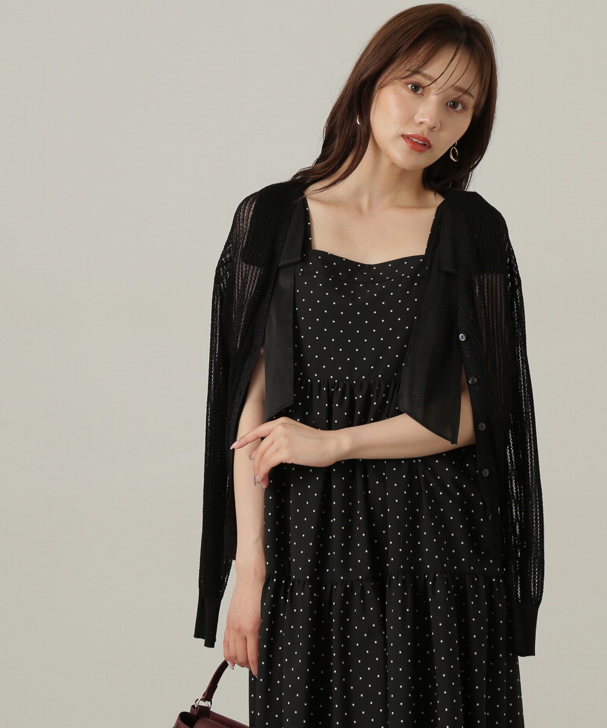 PROPORTION BODY DRESSING「ショルダーリボンティアードワンピース」|ワンピース|