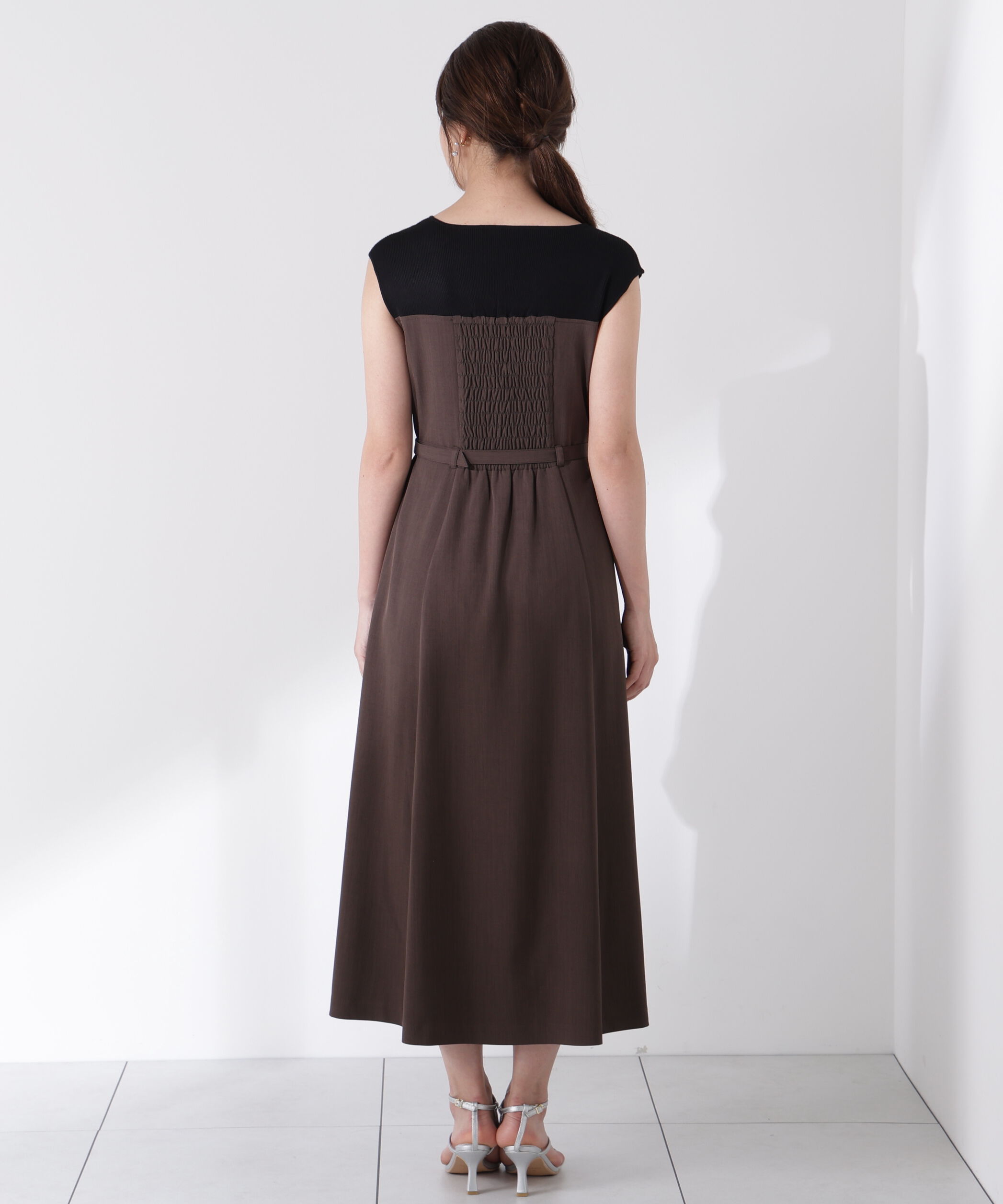 PROPORTION BODY DRESSING「ニットドッキングレイヤード風ワンピース」|ワンピース|