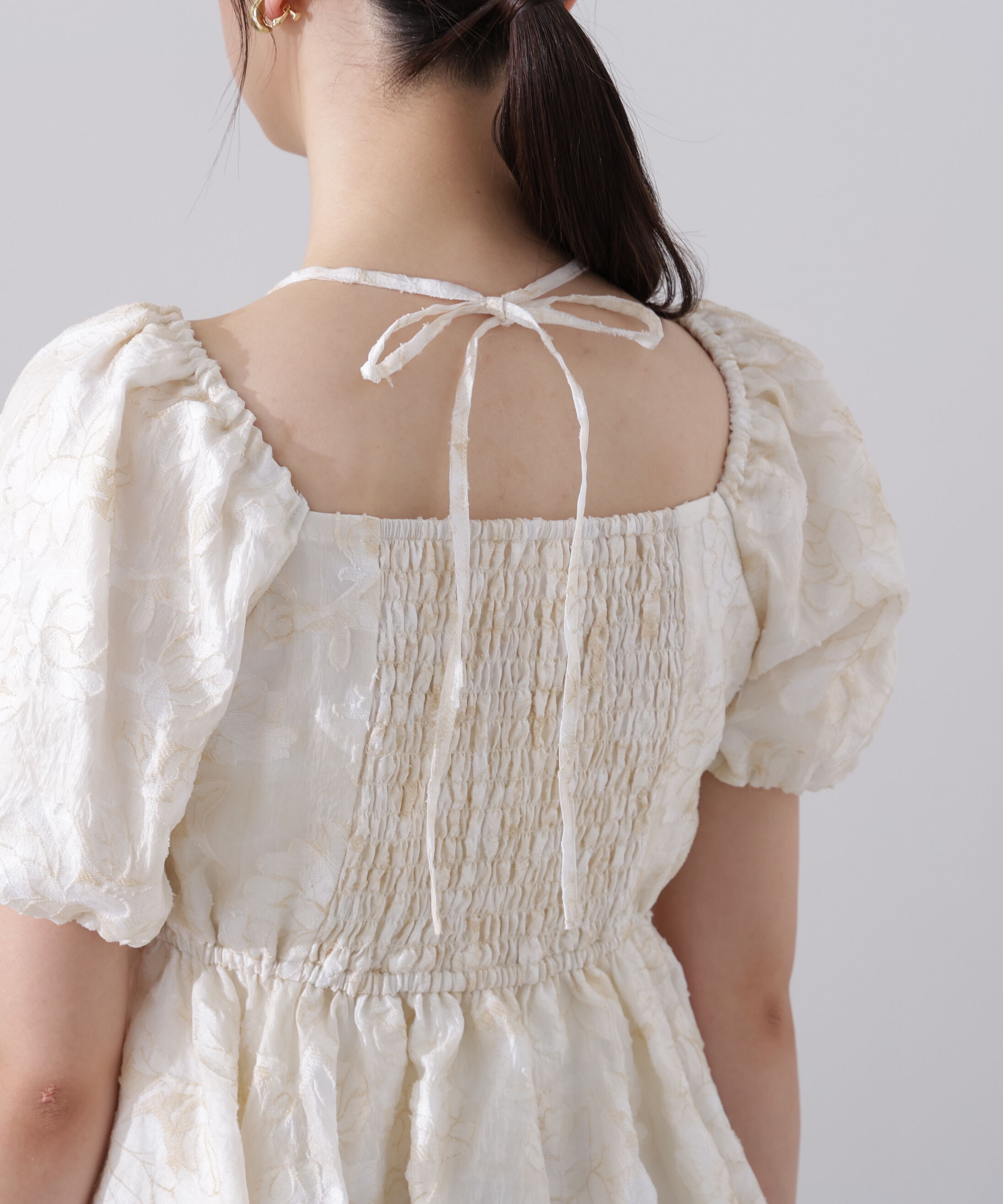 PROPORTION BODY DRESSING「＜Ｌ＞バルーンスリーブペプラムセットアップ」|ワンピース|