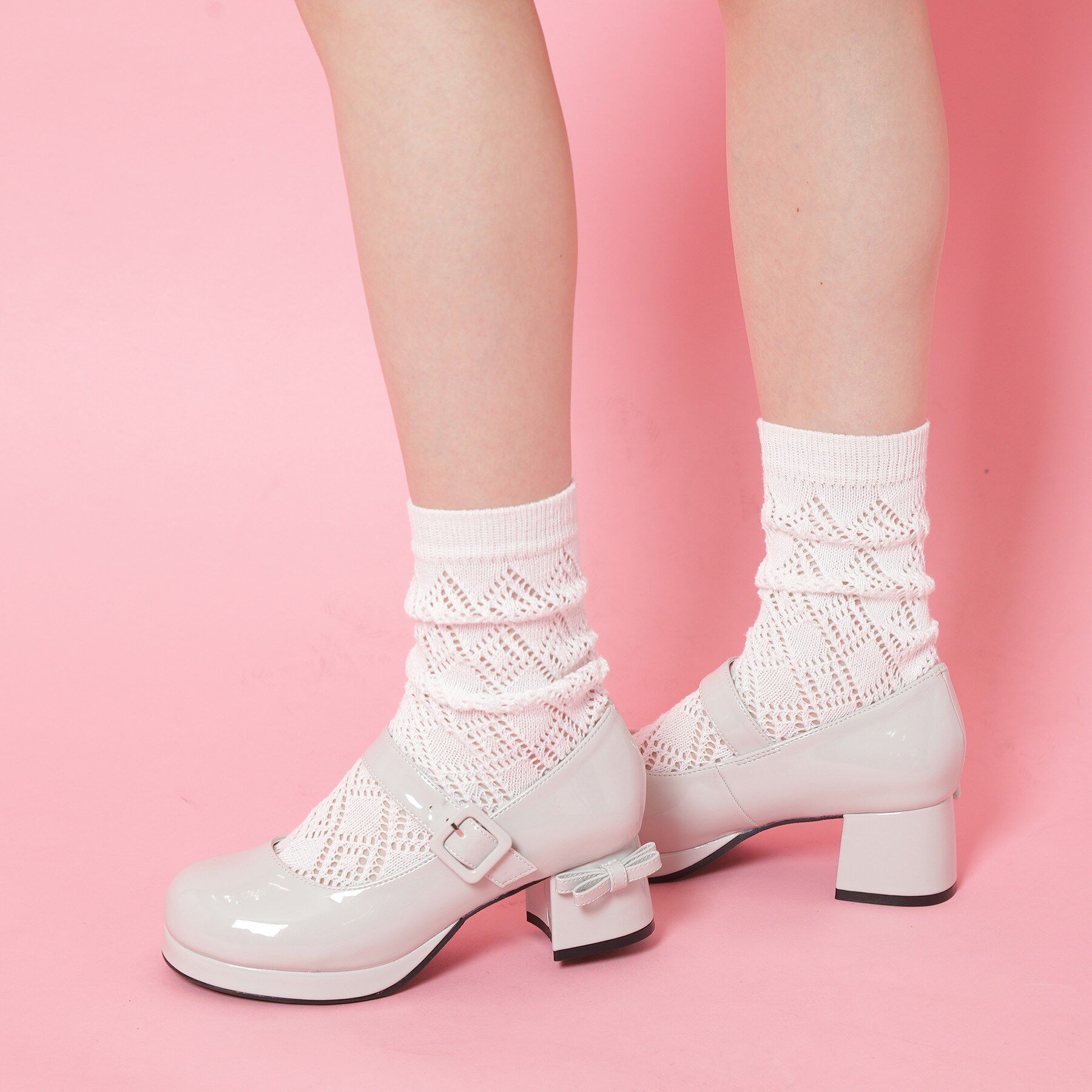csT&P「バレエコアストラップ付リボン付きパンプス」|パンプス|