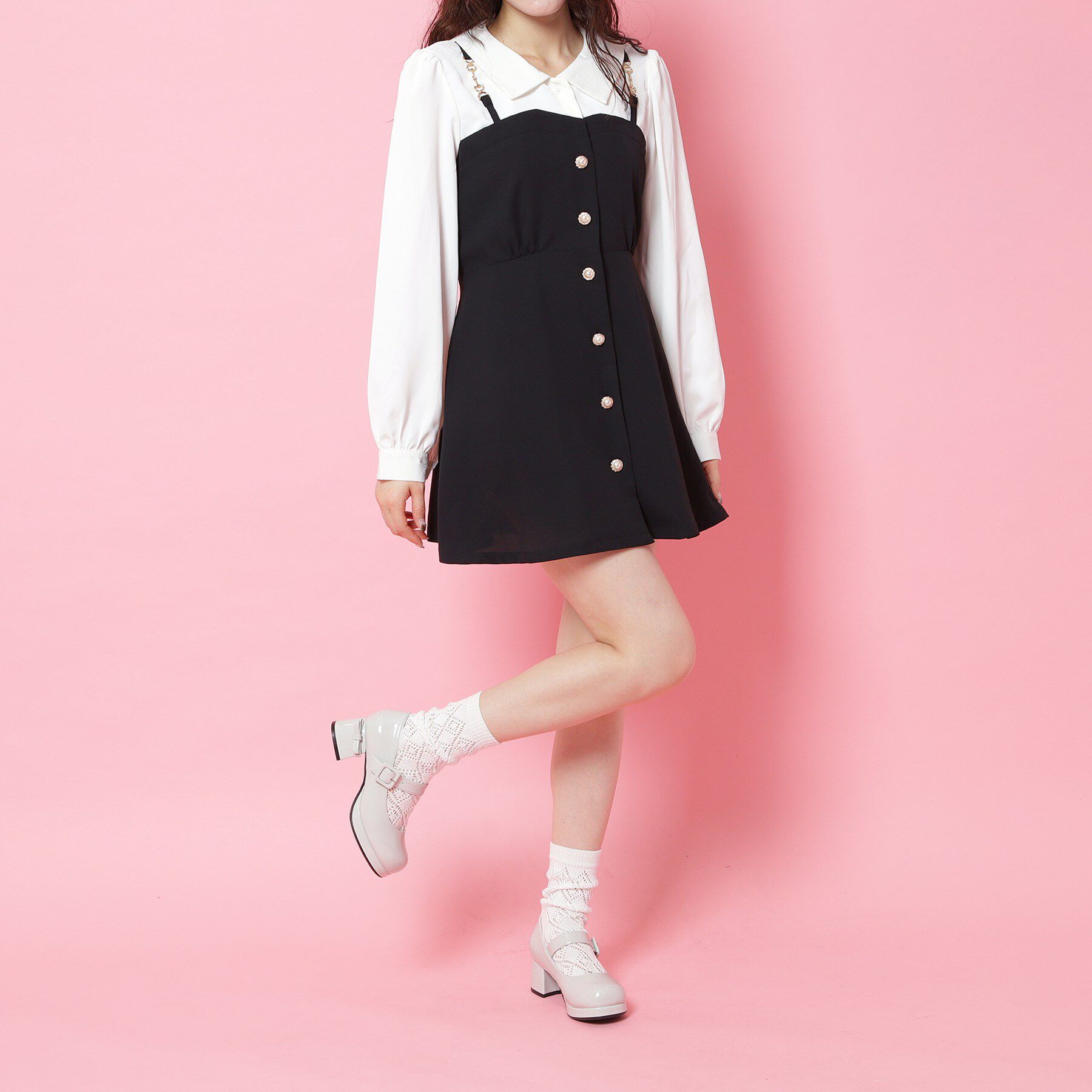 csT&P「バレエコアストラップ付リボン付きパンプス」|パンプス|