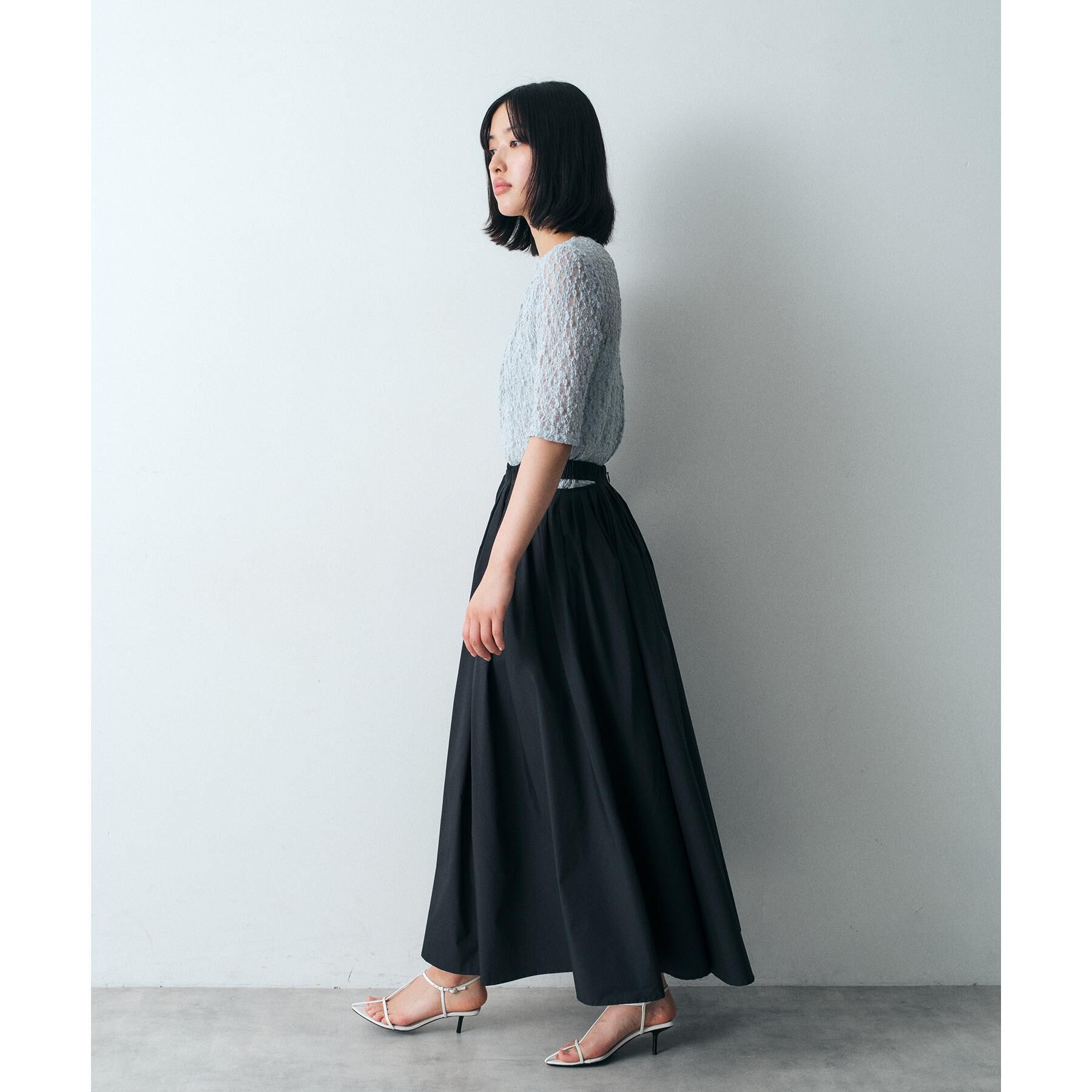 CODE A「side slit volume skirt」|スカート|