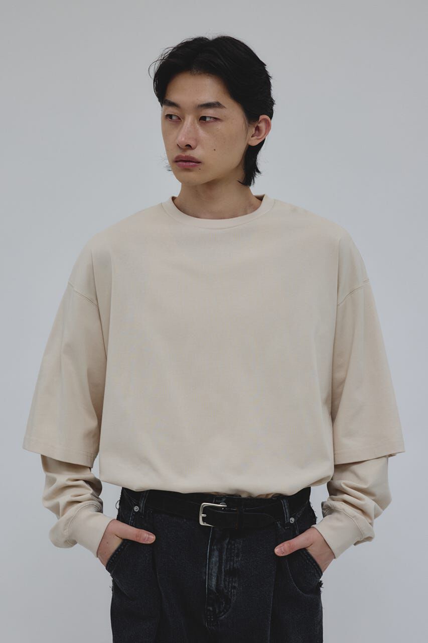 STYLEMIXER「レイヤードロングスリーブT」|Tシャツ・カットソー|