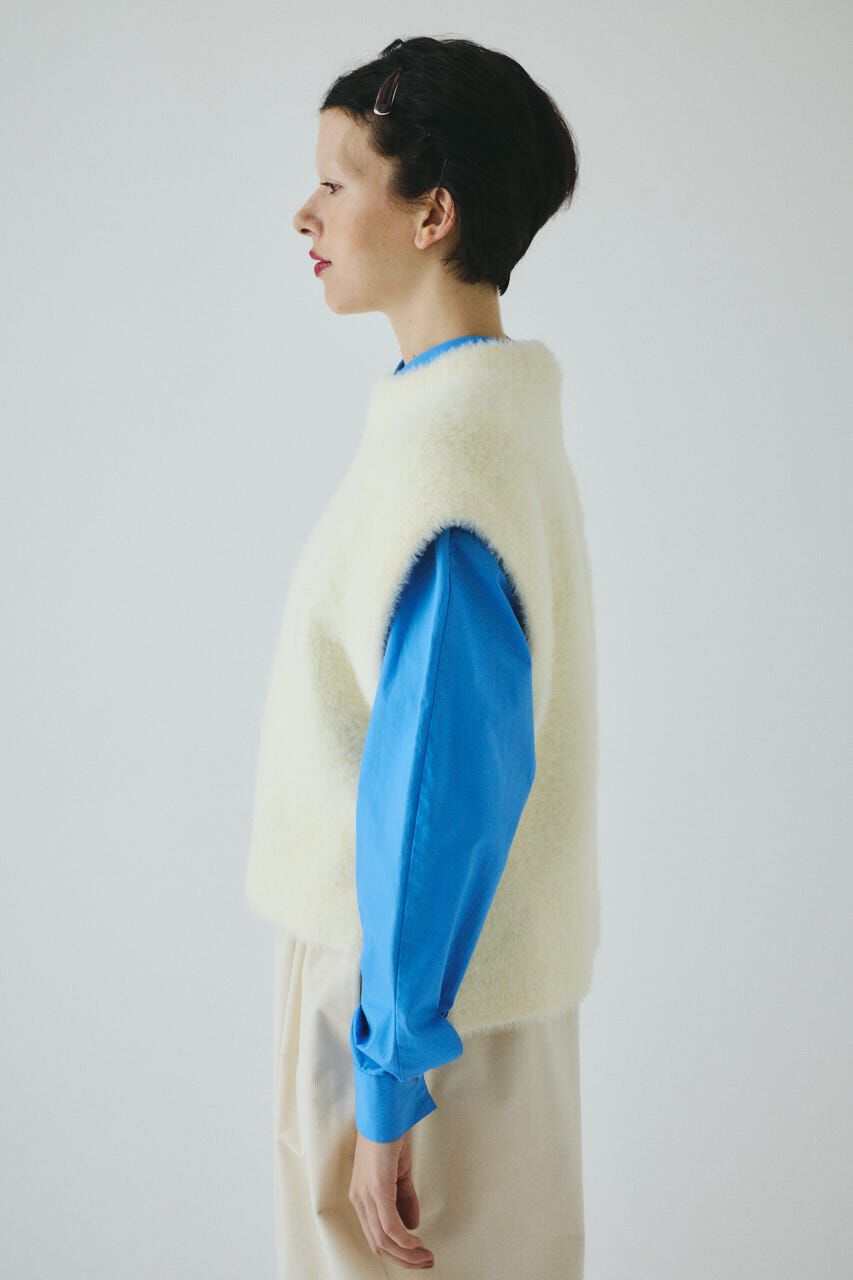 HeRIN.CYE「Shaggy knit vest」|ニット・セーター|
