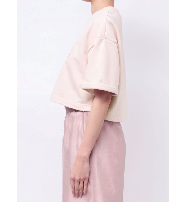 CALNAMUR「GRADATION LOGO HALF SLEEVE SWEAT/グラデーションロゴハーフスリーブスウェット」|Tシャツ・カットソー|