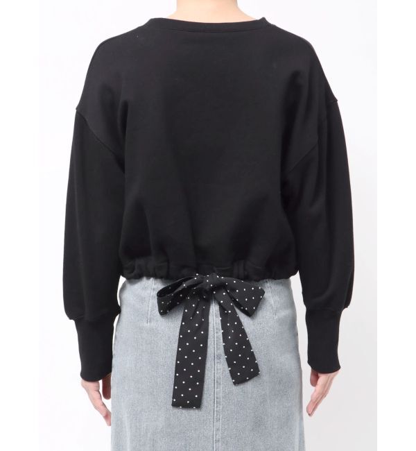 CALNAMUR「バックリボンスウェットトップス」|Tシャツ・カットソー|