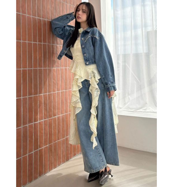 CALNAMUR「アシンメトリーヘムワンピース」|ワンピース|
