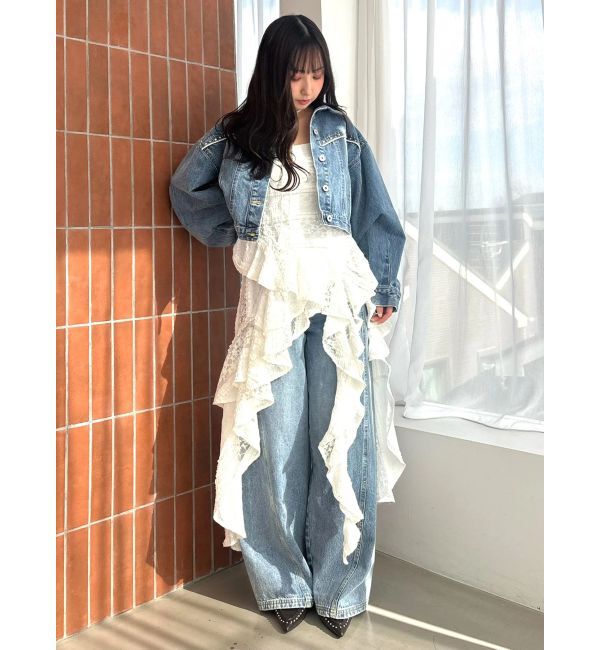 CALNAMUR「アシンメトリーヘムワンピース」|ワンピース|