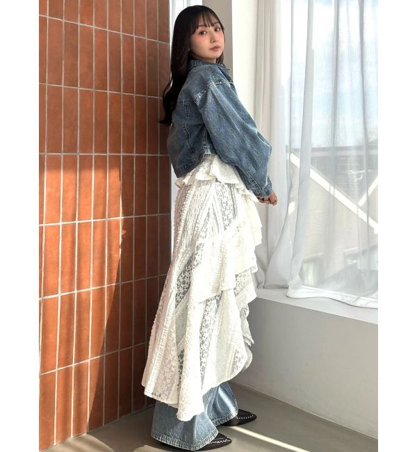 CALNAMUR「アシンメトリーヘムワンピース」|ワンピース|