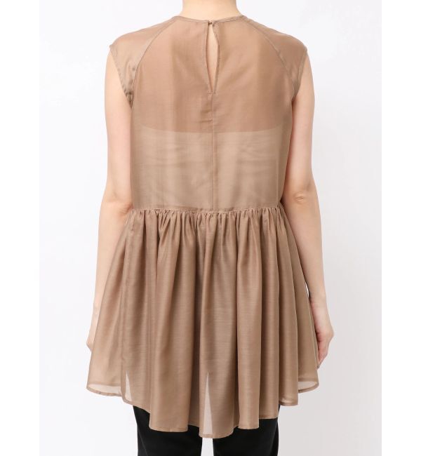 ELENDEEK「SHEER PEPLUM BL」|シャツ・ブラウス|