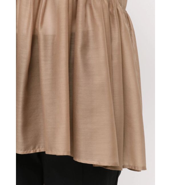 ELENDEEK「SHEER PEPLUM BL」|シャツ・ブラウス|