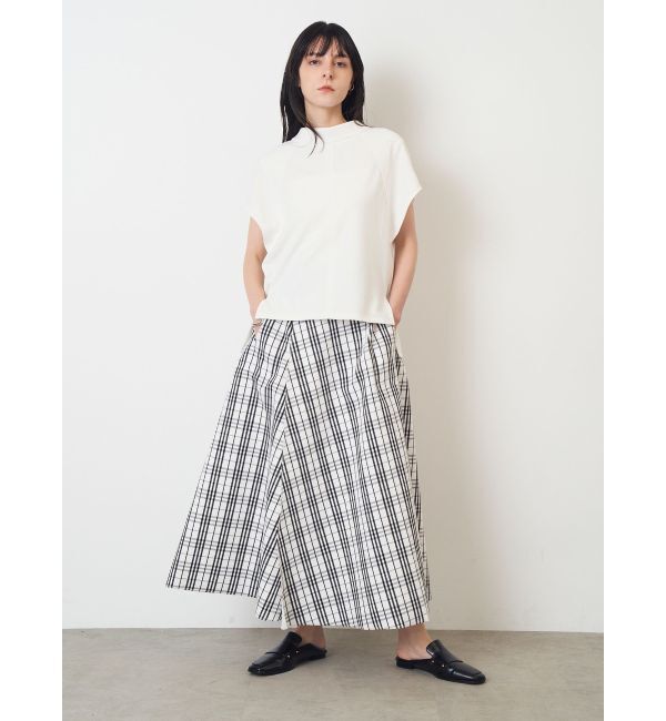 ELENDEEK「REVERSIBLE CHECK PLAIN SK」|スカート|