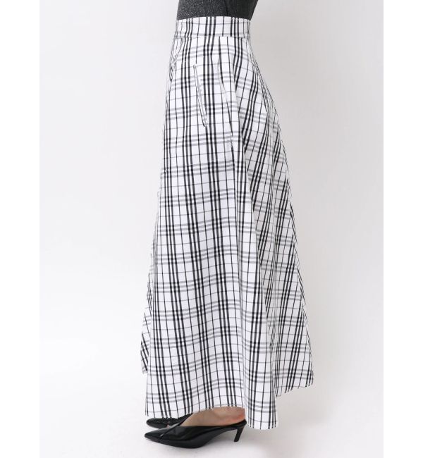 ELENDEEK「REVERSIBLE CHECK PLAIN SK」|スカート|