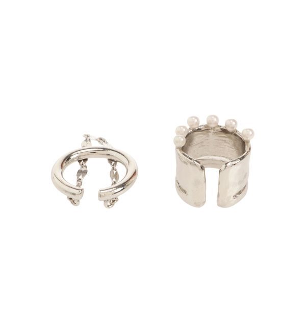 ELENDEEK「ASYMMETRY HOOP EAR CUFF」|イヤーカフ|