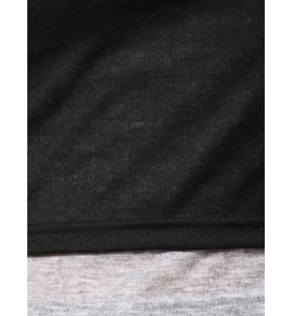 MURUA「ヘンリーネックレイヤードトップス」|Tシャツ・カットソー|