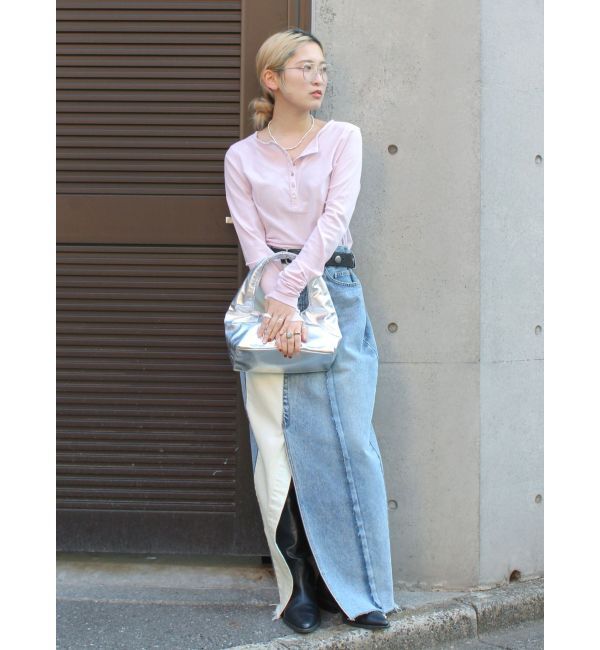 Ungrid「シアーヘンリーロンTee」|Tシャツ・カットソー|