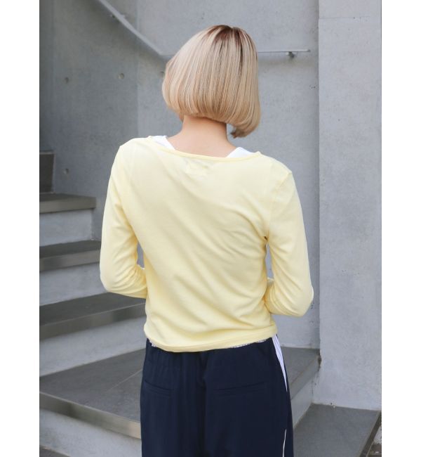 Ungrid「シアーヘンリーロンTee」|Tシャツ・カットソー|