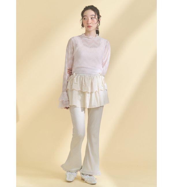 merry jenny「lace frame camisole tops」|キャミソール|