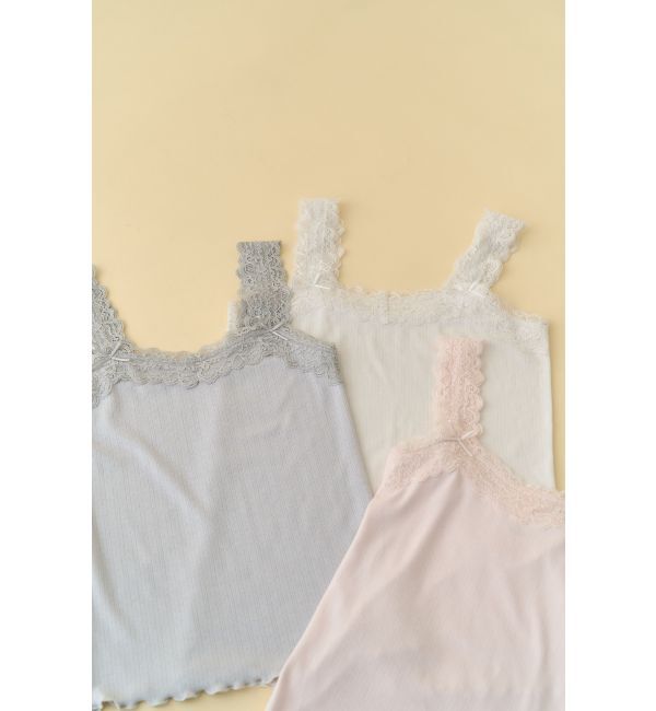 merry jenny「lace frame camisole tops」|キャミソール|