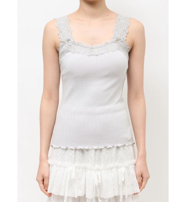 merry jenny「lace frame camisole tops」|キャミソール|