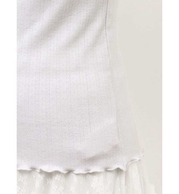 merry jenny「lace frame camisole tops」|キャミソール|