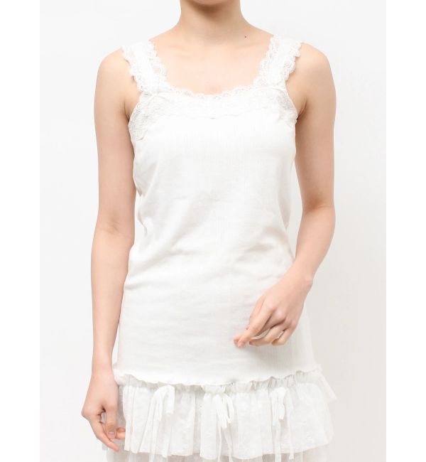 merry jenny「lace frame camisole tops」|キャミソール|