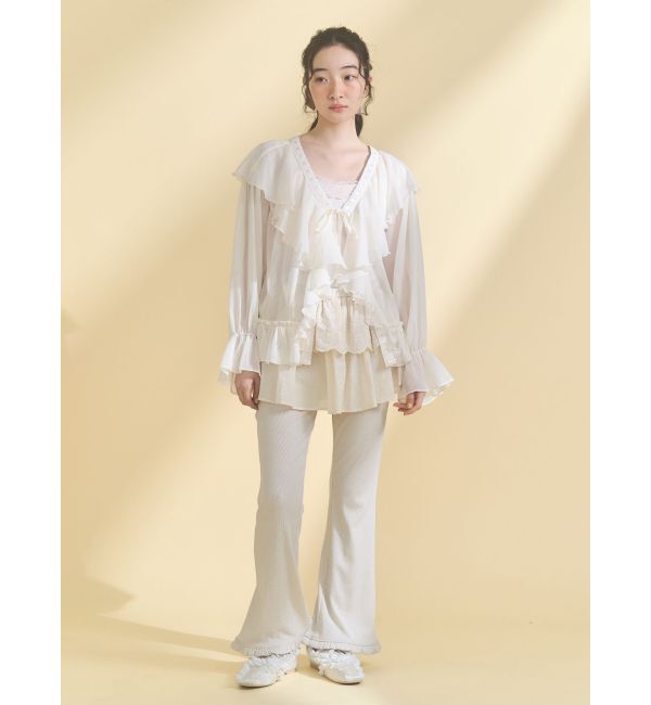 merry jenny「lace frame camisole tops」|キャミソール|