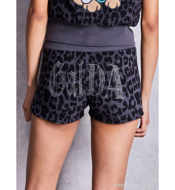 GYDA「GYDA&times;GALFY leopard pile マイクロショートパンツ」|その他|