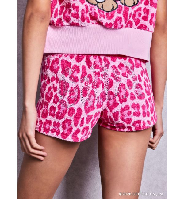 GYDA「GYDA&times;GALFY leopard pile マイクロショートパンツ」|その他|