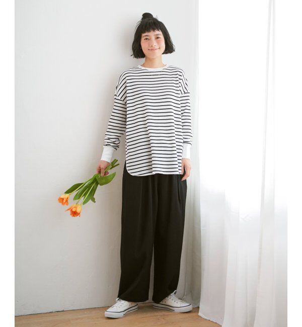 Lbc with Life「ウエストシャーリングワイドパンツ」|その他|