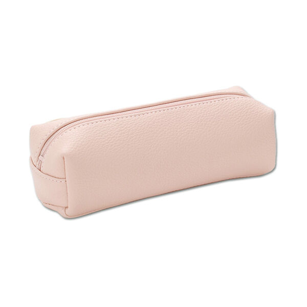  「マリークワント シュリンクデイジーパッチ スクエアペンケース ピンク 本体 (H5&times;W18.5&times;D6cm)」|コスメ雑貨|