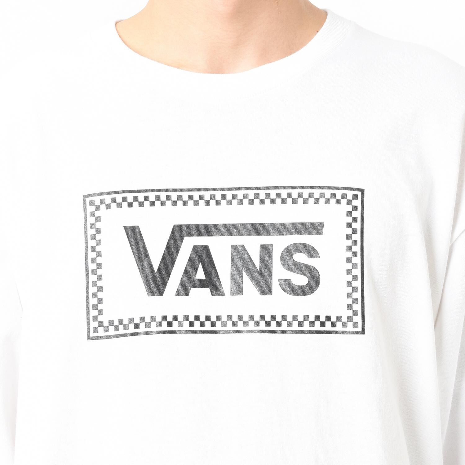VANS「【VANSｱﾊﾟﾚﾙ(WJ)】M CHECKER BOX LS TEE」|Tシャツ・カットソー|