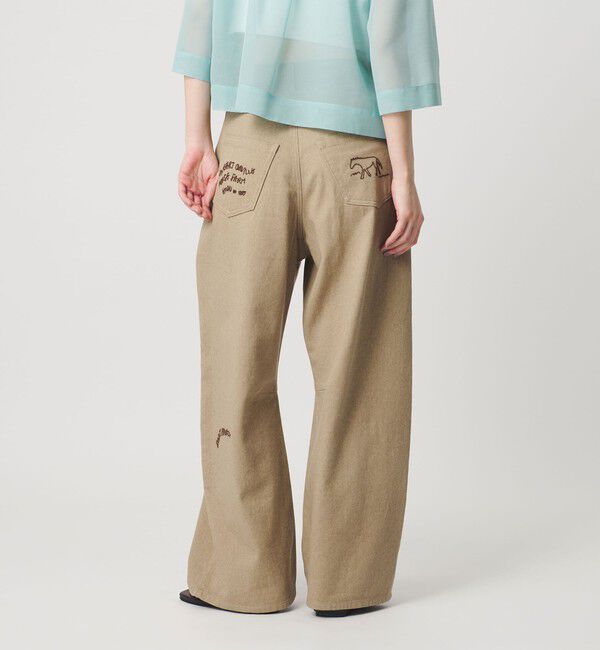 BEAUTY&YOUTH UNITED ARROWS「ドローイング エンブロイダリー 5ポケットパンツ」|その他|