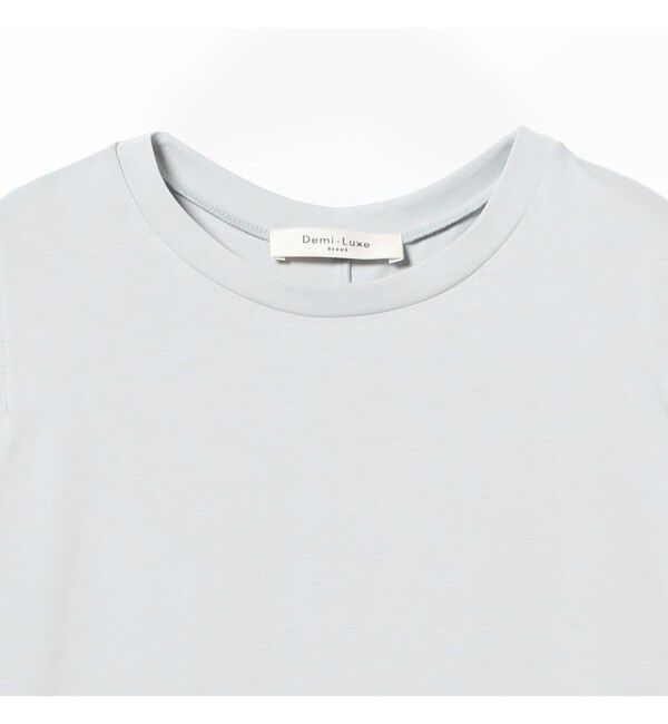 Demi-Luxe BEAMS 「コットン バックフレア ノースリーブ プルオーバー」|Tシャツ・カットソー|