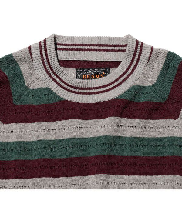 BEAMS PLUS「Knit Tee Stripe」|Tシャツ・カットソー|