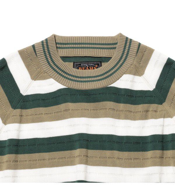 BEAMS PLUS「Knit Tee Stripe」|Tシャツ・カットソー|