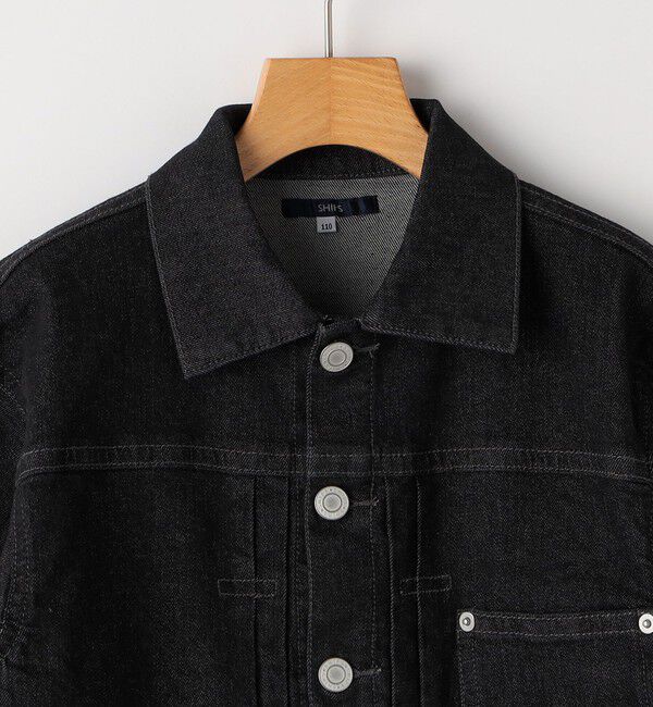 SHIPS KIDS「SHIPS KIDS:100～130cm /ヴィンテージ ライク デニム ジャケット」|デニムジャケット|