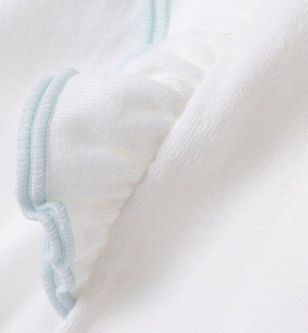 SHIPS KIDS「SHIPS KIDS:80～90cm / ネックフラワー Tシャツ」|Tシャツ・カットソー|