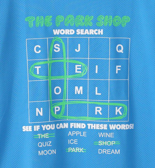 SHIPS KIDS「THE PARK SHOP:115～145cm /WORD SEARCH Tシャツ」|Tシャツ・カットソー|