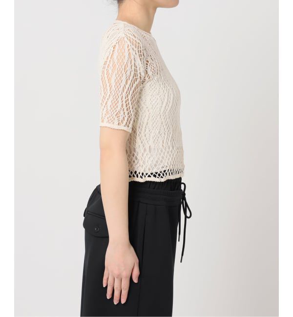  「EUCHRONIA 別注 LACE SHORT SLEEVE 002250802：カットソー」|Tシャツ・カットソー|
