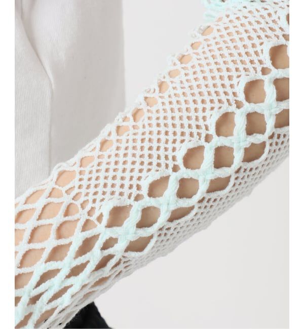  「EUCHRONIA STRETCH LACE SHORT TOP 261803：カットソー」|Tシャツ・カットソー|