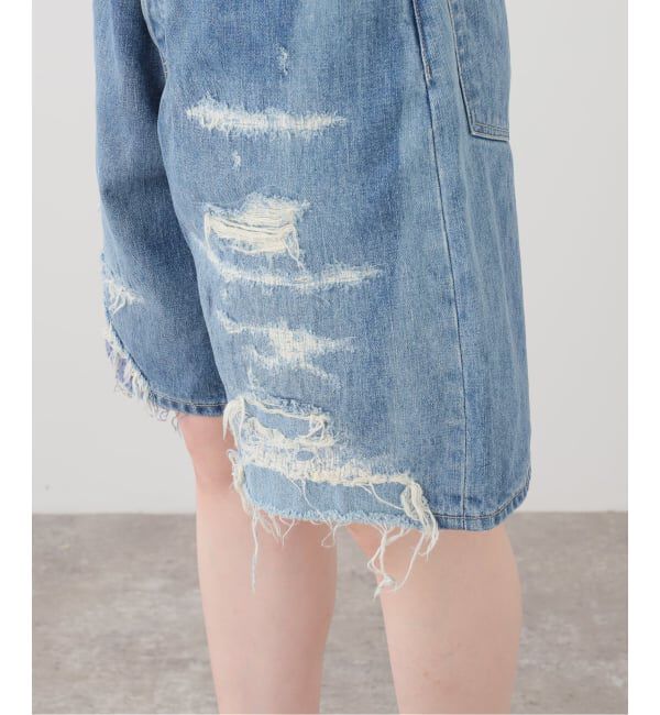  「KURO STRUCTURE SHORT WASH002 964246：デニムパンツ」|その他|