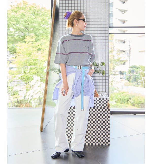  「COLLEGIATE PACIFIC MULTI BORDER T SHIRT CP-26S-005：Tシャツ」|Tシャツ・カットソー|