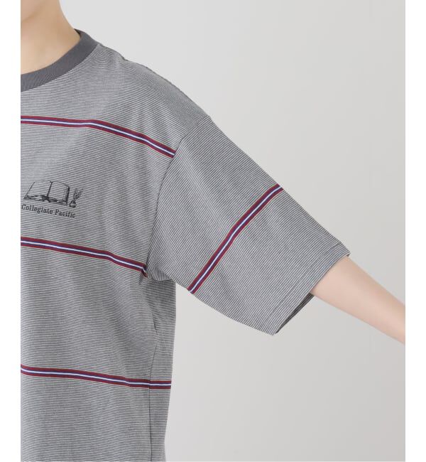  「COLLEGIATE PACIFIC MULTI BORDER T SHIRT CP-26S-005：Tシャツ」|Tシャツ・カットソー|