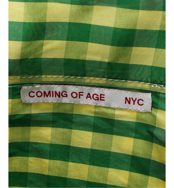  「COMING OF AGE PVC TOTE #1016：トートバッグ」|トートバッグ|