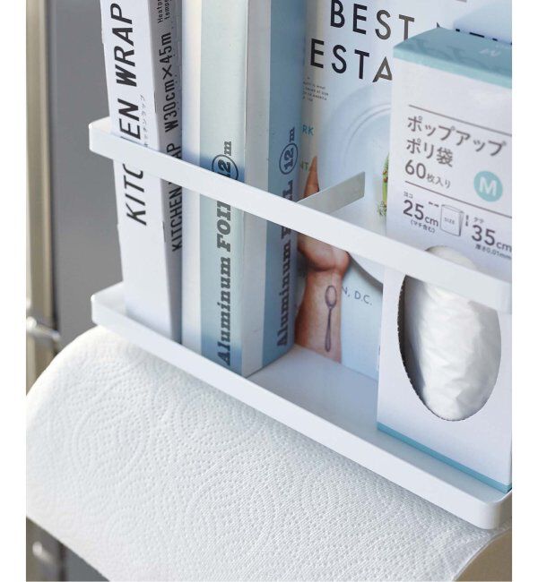journal standard Furniture「《WEB限定》【tower/タワー】マグネットキッチンペーパー&ラップホルダー」|食器・キッチングッズ|