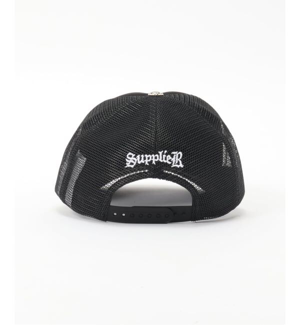 JOINT WORKS「SUPPLIER / サプライヤー Fleur Leather Patch Mesh Cap」|キャップ・キャスケット|