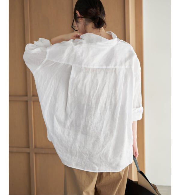 Plage「Linen Tent Line シャツ」|シャツ・ブラウス|