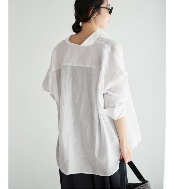 Plage「Linen Tent Line シャツ」|シャツ・ブラウス|